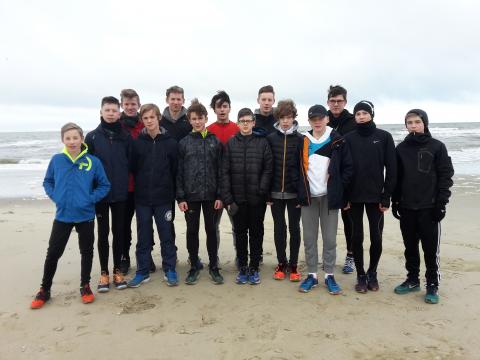 Die Männliche Jugend U16 auf Texel.