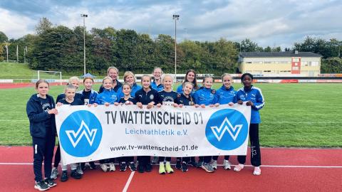 Die siegreiche Mannschaft der Weiblichen Kinder U12! (Foto: TV01)